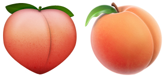 Illustration for article titled Peach Emoji Restored to Natural Beauty After Outcry from Ass Activists